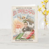 Carte de Cinco De Mayo (Fleur jaune)