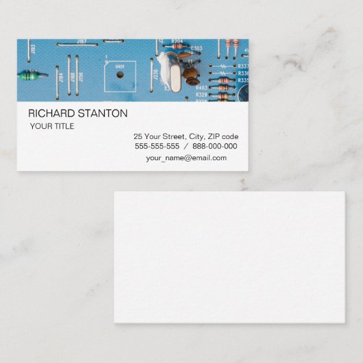 Carte de circuit électronique (Devant / Derrière)