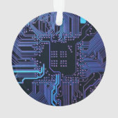Carte de circuit électronique bleu PCB personnalis (dos)