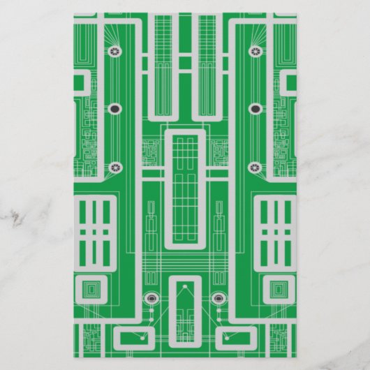 Carte de circuit géométrique (Devant)