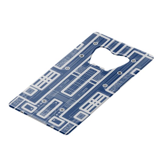 Carte de circuit géométrique (Devant Angle)