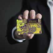Carte de circuit imprimé moderne vert Code QR pers