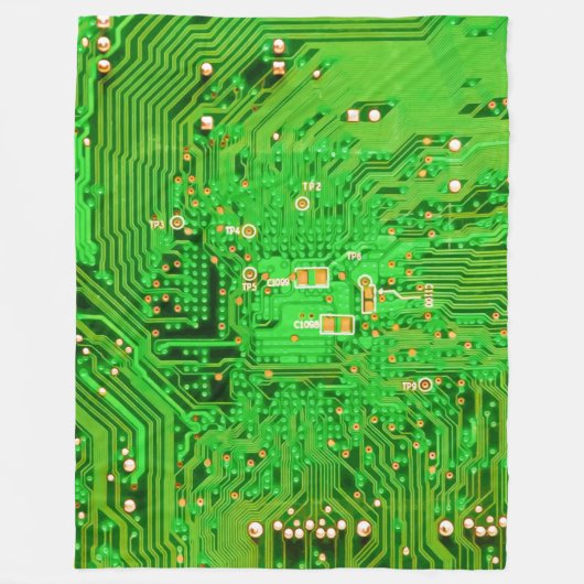 Carte de circuit informatique - Couverture en pola (Devant)