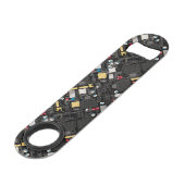 Carte de circuit noir (Dos Angle)