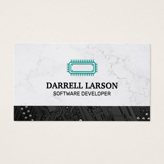 Carte de circuit noir | Micropuce technologique (Devant)