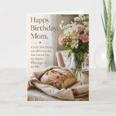 Carte de citation d'anniversaire de maman avec une (Devant)