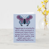 Carte de citation de bonheur de Nathaniel (Fleur jaune)