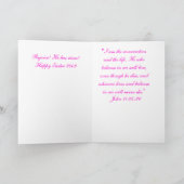 Carte de citation florale de Pâques (Intérieur)