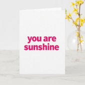 Carte de citation minimaliste Sunshine (Fleur jaune)