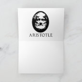 Carte de citations philosophiques Aristote (Intérieur)