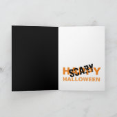 Carte de citrouille d'Halloween (Intérieur)