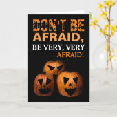 Carte de citrouille d'Halloween (Fleur jaune)
