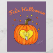 Carte de classe de fête cadeau Halloween Set 1 ESP (Dos)