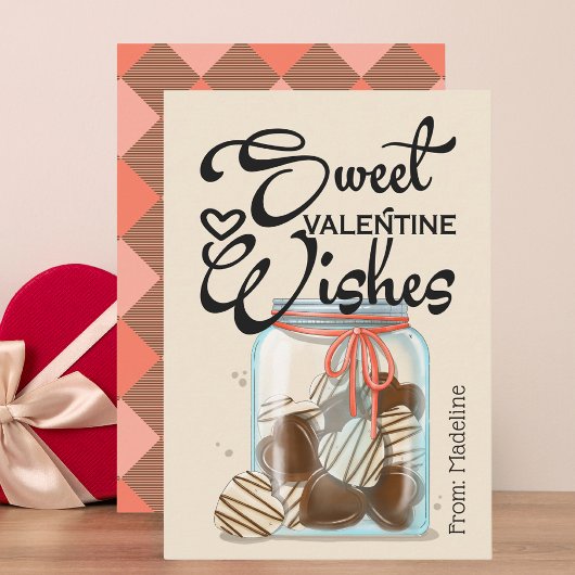 Carte de classe Sweet Valentine's Day