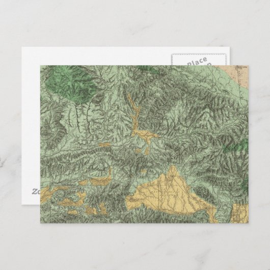 Carte de classification des terres de Californie (Devant / Derrière)