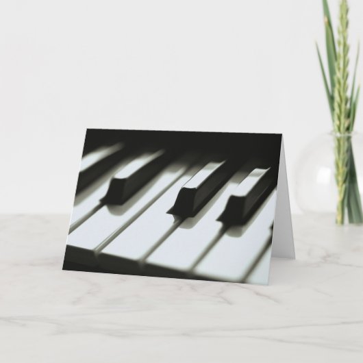 Carte de clavier de piano (Devant)