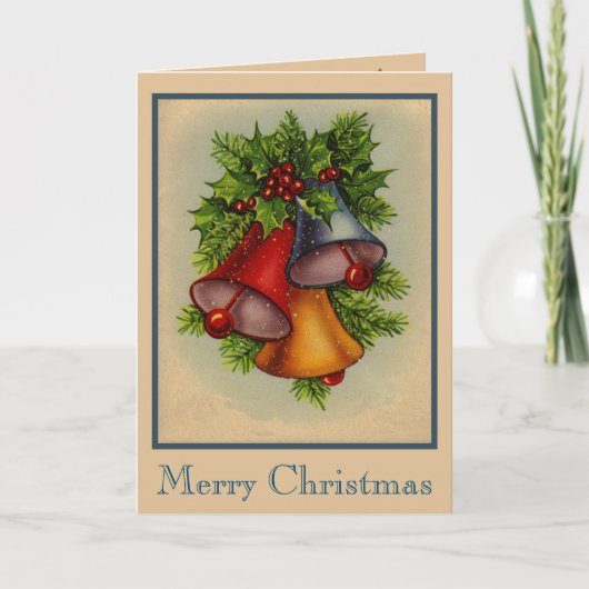 Carte de cloches de Noël (Devant)