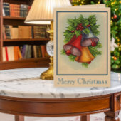 Carte de cloches de Noël