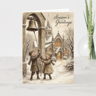 Carte de cloches de Noël
