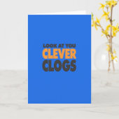 Carte de clogs clefs (Fleur jaune)