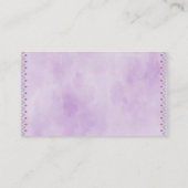 Carte de clôture de tombola de couche-culotte de (Dos)