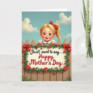 Carte de clôture Peekaboo Enfant Joyeux