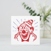 Carte de Clown (Debout devant)