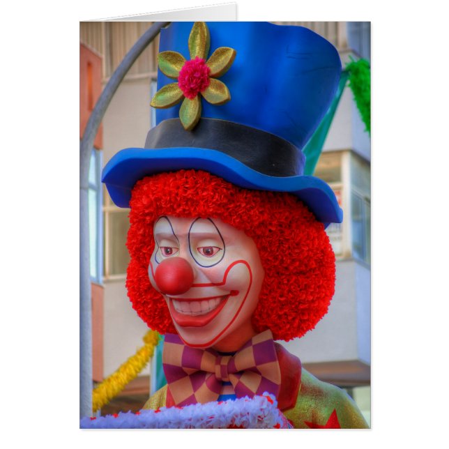 Carte de clown (Devant)
