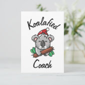 Carte de coach Koalafied (Debout devant)
