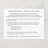 Carte de Coaching "AI - Principe d'Anticipation" (Dos)