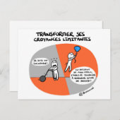 Carte de coaching "Croyances aidantes" (Devant / Derrière)