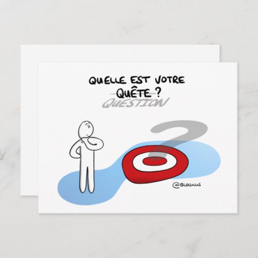 Carte de Coaching "Formuler sa quête" (Devant / Derrière)
