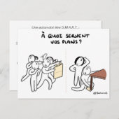 Carte de coaching "Plans d'action S.U.P.E.R." (Devant / Derrière)