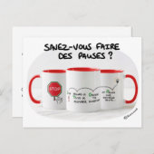 Carte de coaching : Savez-vous faire des pauses ? (Devant / Derrière)