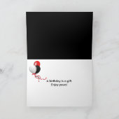 Carte de code-barres pour 65e anniversaire avec la (Intérieur)
