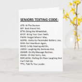 Carte de Code de Textage pour Aînés (Fleur jaune)