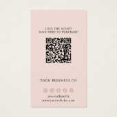 Carte de code QR Blush Tester Tester Sentant, écha (Dos)