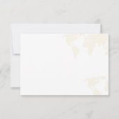 Carte de code QR de mariage Destination Capture l' (Dos)