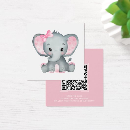 Carte de code QR du Registre des Baby showers d'él (Bureau)
