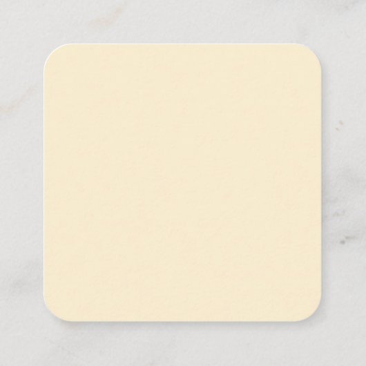 Carte de code QR RSVP minima moderne jaune pâle (Dos)