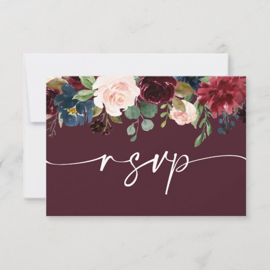 Carte de code RSVP QR pour mariage en Bourgogne (Devant)