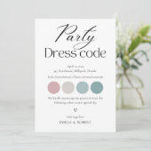 Carte de code vestimentaire, Encadré sur la tenue  (Debout devant)