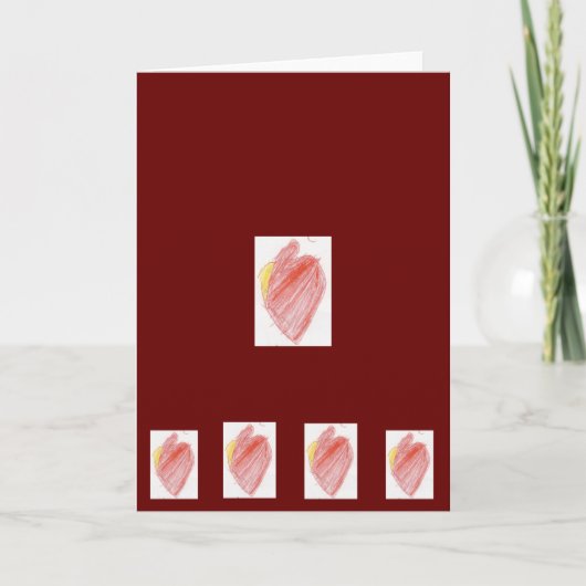 Carte de coeur (Devant)