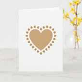 Carte de cœur à l'esthétique simple (Fleur jaune)