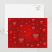 Carte de coeur de Valentine (Devant / Derrière)