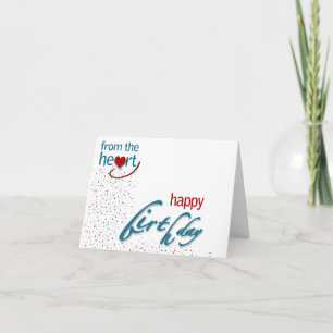 Carte De coeur heureux anniversaire