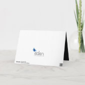 Carte de coeur noir 7e anniversaire du Mariage (Dos)