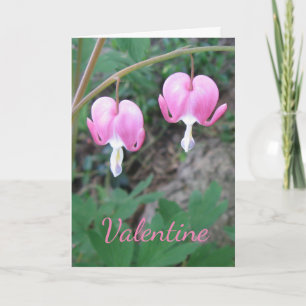 Carte de coeur saignant Valentine