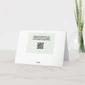 Carte de cœur simple je t'aime (Dos)