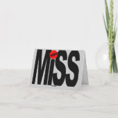 Carte de cœur Tu me manques (Dos)